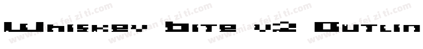 Whiskey Bite v2 Outline字体转换